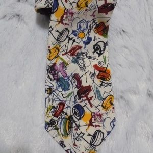 Missoni Graffiti Neck Tie 100% Silk